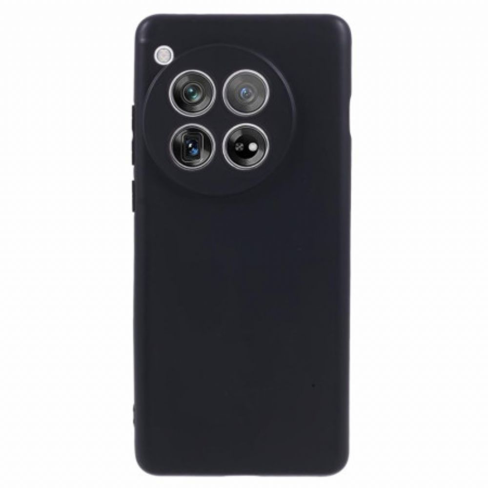 Case Hoesje Oneplus 12 5g Telefoonhoesje Zwart Siliconen