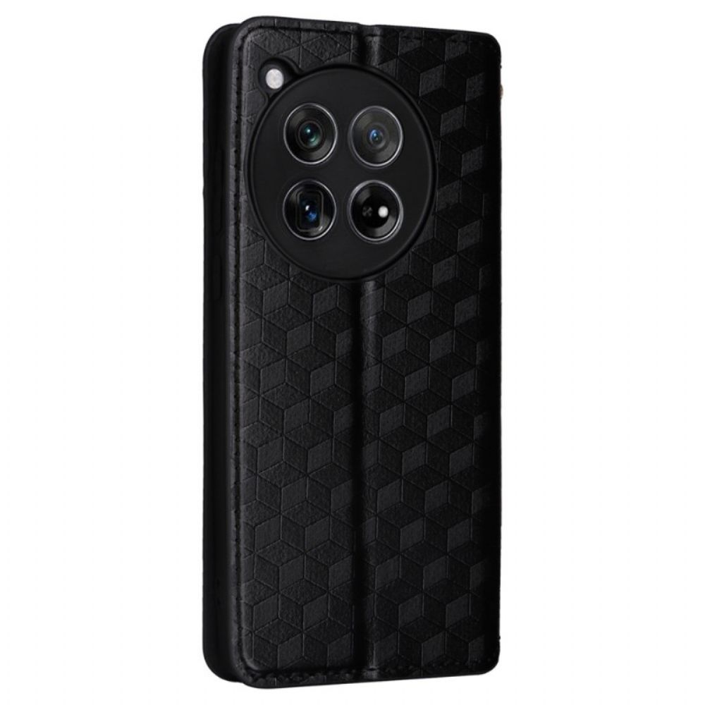 Folio-hoesje Oneplus 12 5g Telefoonhoesje Losanen 3d