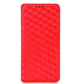 Bescherming Hoesje voor Samsung Galaxy S22 Plus 5G Folio-hoesje Diamant Leder Effect