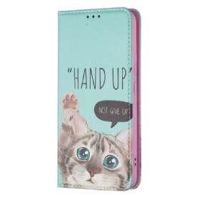 Bescherming Hoesje voor Samsung Galaxy S22 Plus 5G Folio-hoesje Hand Omhoog