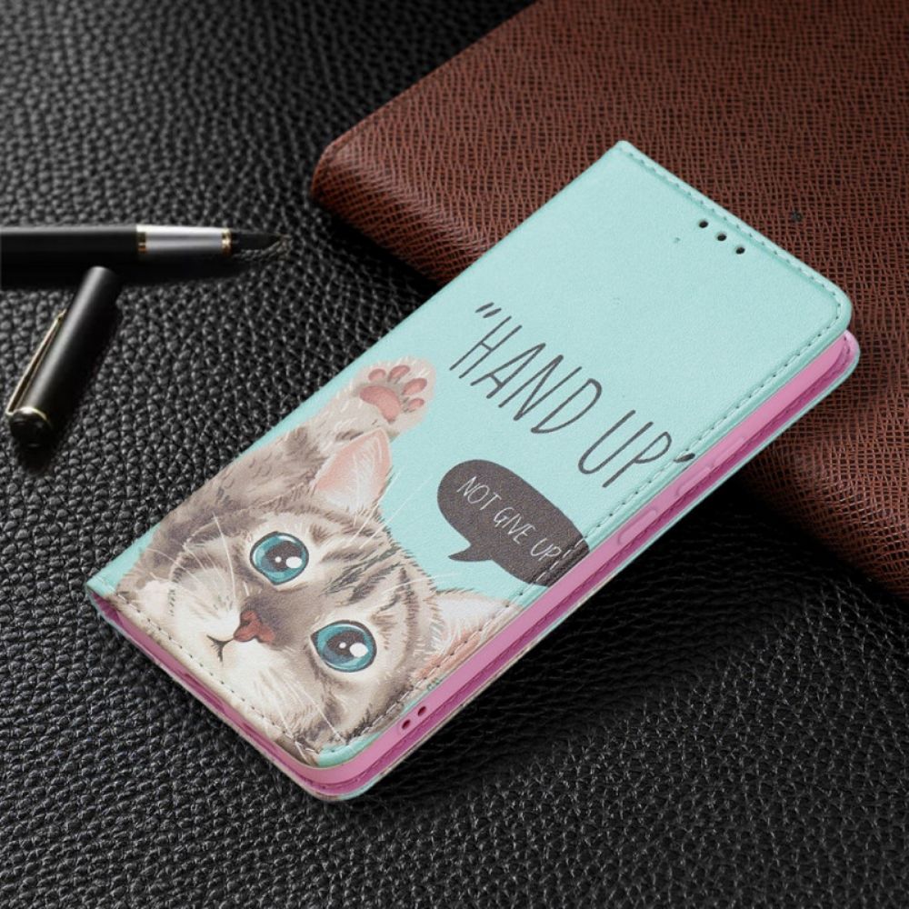 Bescherming Hoesje voor Samsung Galaxy S22 Plus 5G Folio-hoesje Hand Omhoog