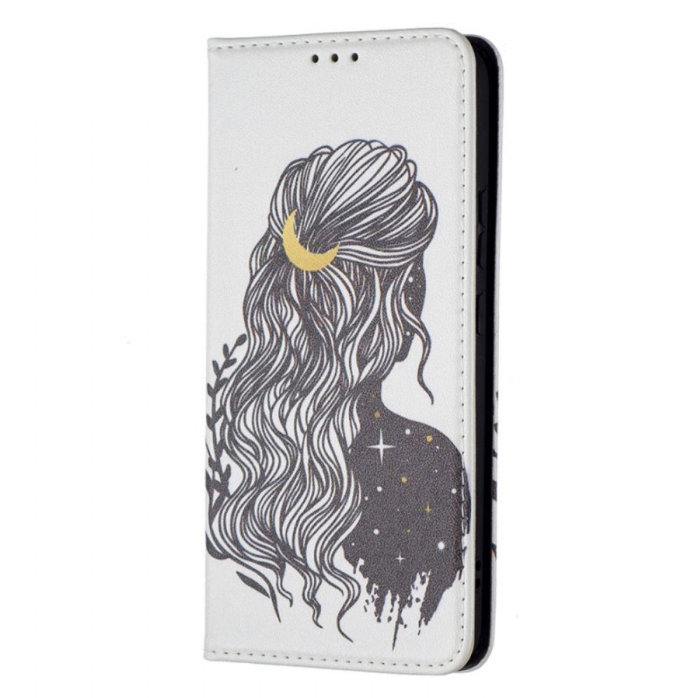 Bescherming Hoesje voor Samsung Galaxy S22 Plus 5G Folio-hoesje Mooi Haar