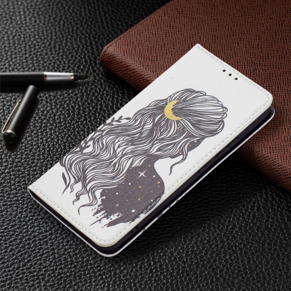 Bescherming Hoesje voor Samsung Galaxy S22 Plus 5G Folio-hoesje Mooi Haar