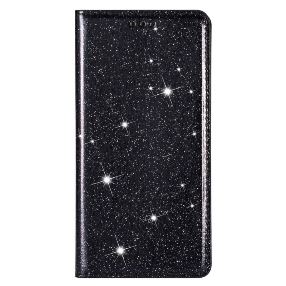 Bescherming Hoesje voor Samsung Galaxy S22 Plus 5G Folio-hoesje Paillettenstijl