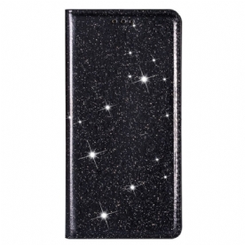 Bescherming Hoesje voor Samsung Galaxy S22 Plus 5G Folio-hoesje Paillettenstijl