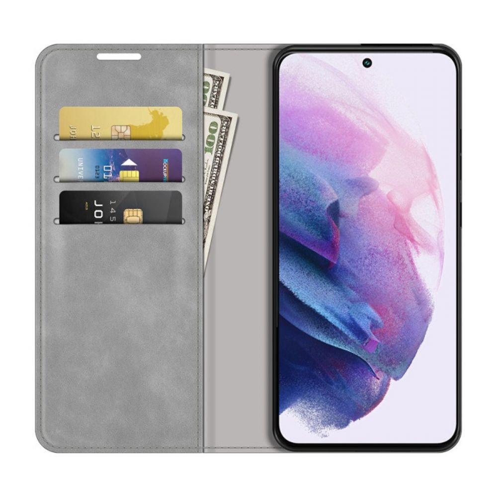 Bescherming Hoesje voor Samsung Galaxy S22 Plus 5G Folio-hoesje Stijl Lederen Ontwerp