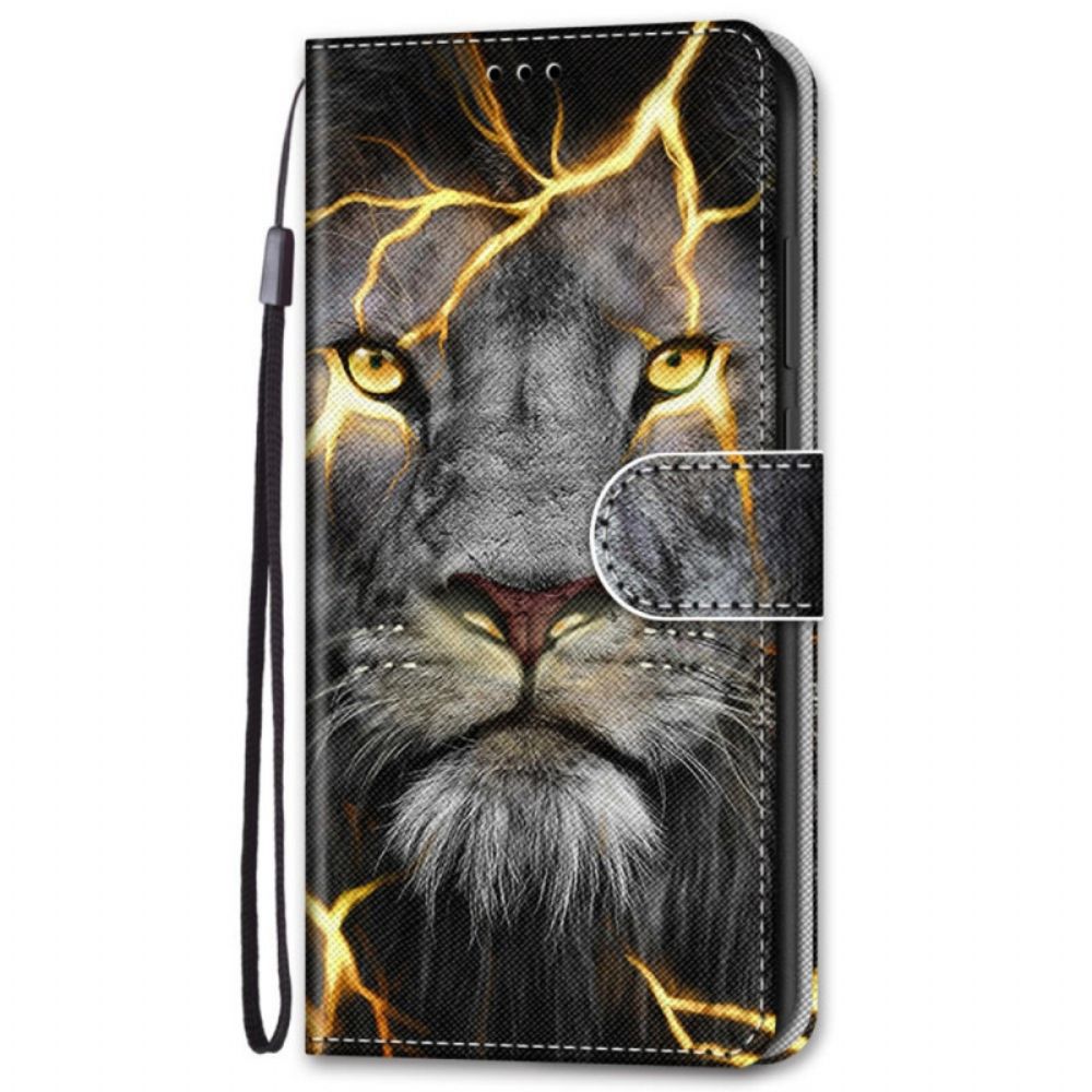 Flip Case voor Samsung Galaxy S22 Plus 5G Magische Katachtige