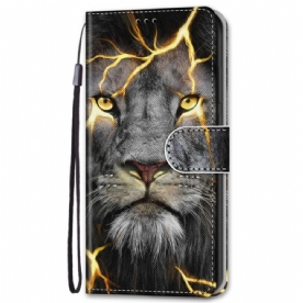 Flip Case voor Samsung Galaxy S22 Plus 5G Magische Katachtige