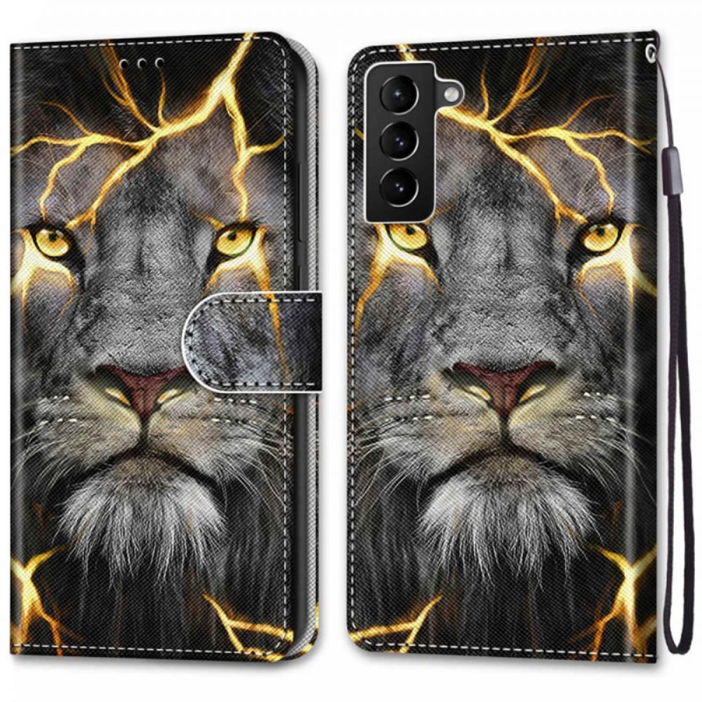 Flip Case voor Samsung Galaxy S22 Plus 5G Magische Katachtige