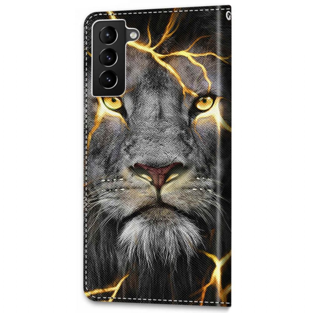 Flip Case voor Samsung Galaxy S22 Plus 5G Magische Katachtige