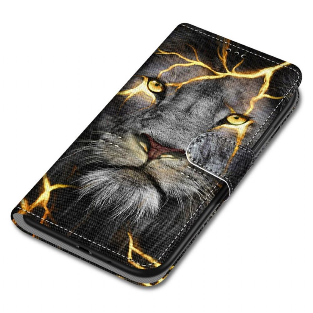 Flip Case voor Samsung Galaxy S22 Plus 5G Magische Katachtige