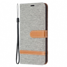 Flip Case voor Samsung Galaxy S22 Plus 5G Met Ketting Band Met Stof En Leereffect