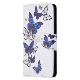 Flip Case voor Samsung Galaxy S22 Plus 5G Vlinders Koningen