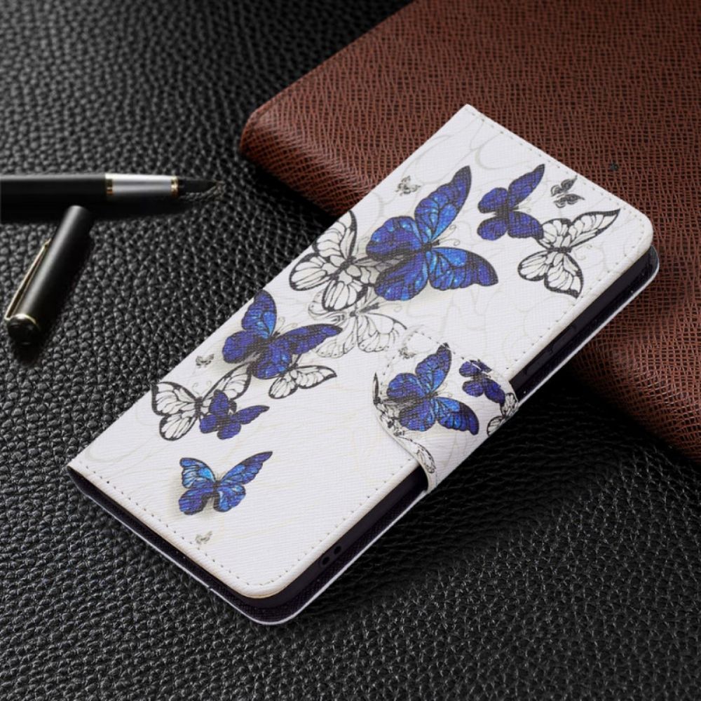 Flip Case voor Samsung Galaxy S22 Plus 5G Vlinders Koningen