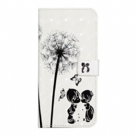 Folio-hoesje voor Samsung Galaxy S22 Plus 5G Baby Liefde Paardebloem