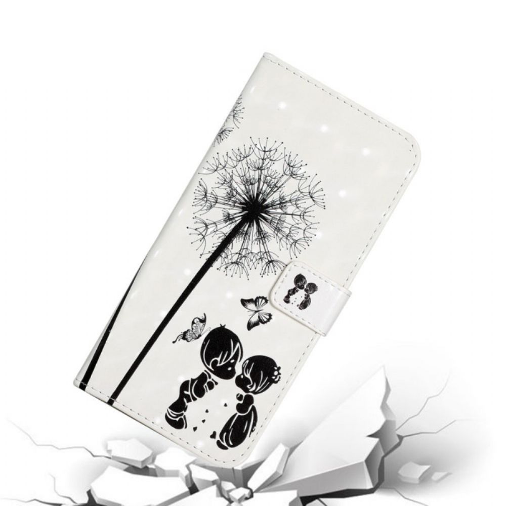 Folio-hoesje voor Samsung Galaxy S22 Plus 5G Baby Liefde Paardebloem