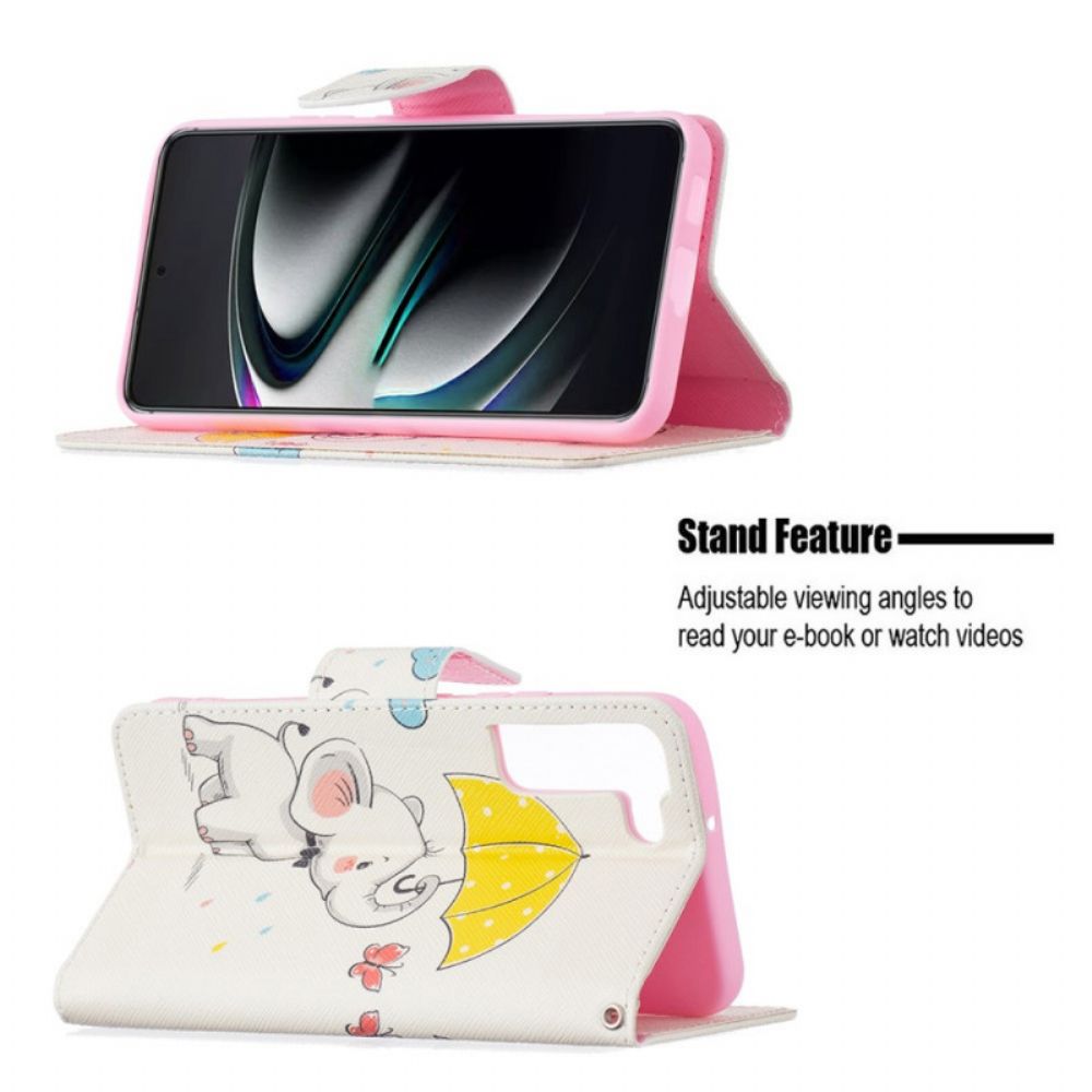 Folio-hoesje voor Samsung Galaxy S22 Plus 5G Babyolifant