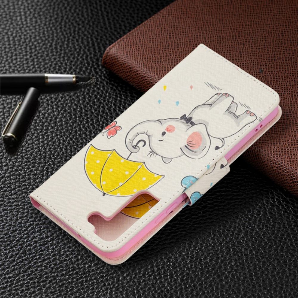 Folio-hoesje voor Samsung Galaxy S22 Plus 5G Babyolifant