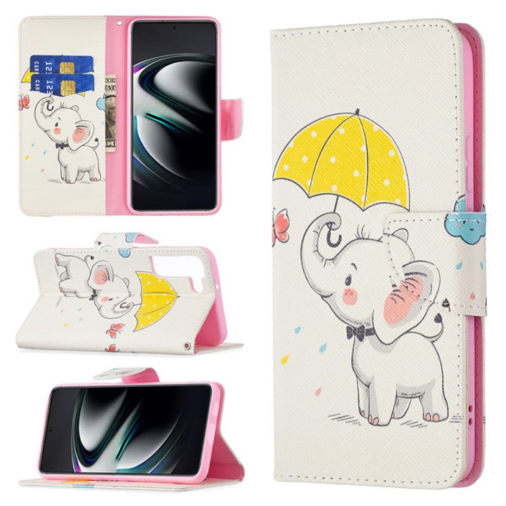 Folio-hoesje voor Samsung Galaxy S22 Plus 5G Babyolifant