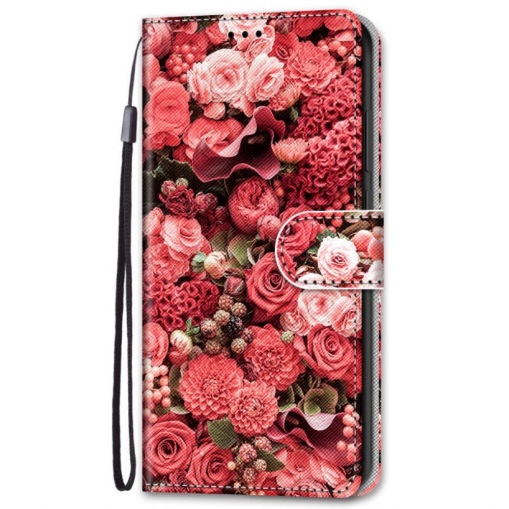 Folio-hoesje voor Samsung Galaxy S22 Plus 5G Bloemenromantiek