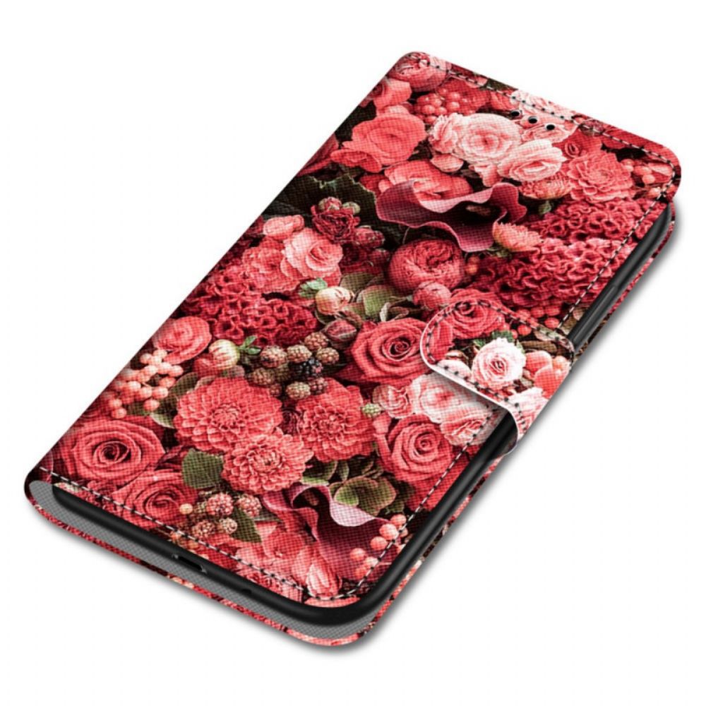 Folio-hoesje voor Samsung Galaxy S22 Plus 5G Bloemenromantiek