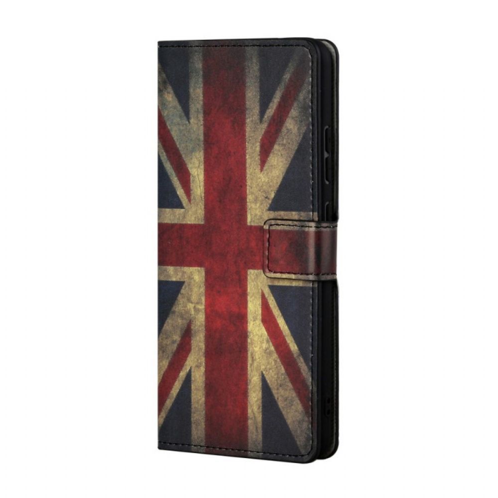 Folio-hoesje voor Samsung Galaxy S22 Plus 5G Engeland Vlag