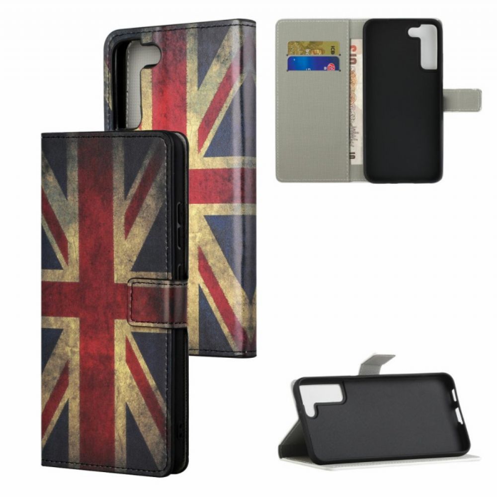 Folio-hoesje voor Samsung Galaxy S22 Plus 5G Engeland Vlag