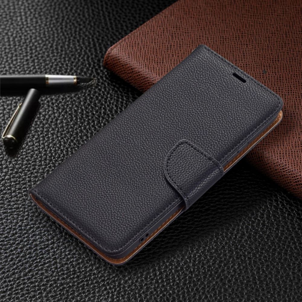 Folio-hoesje voor Samsung Galaxy S22 Plus 5G Flip Case Litchi Flap Schuin