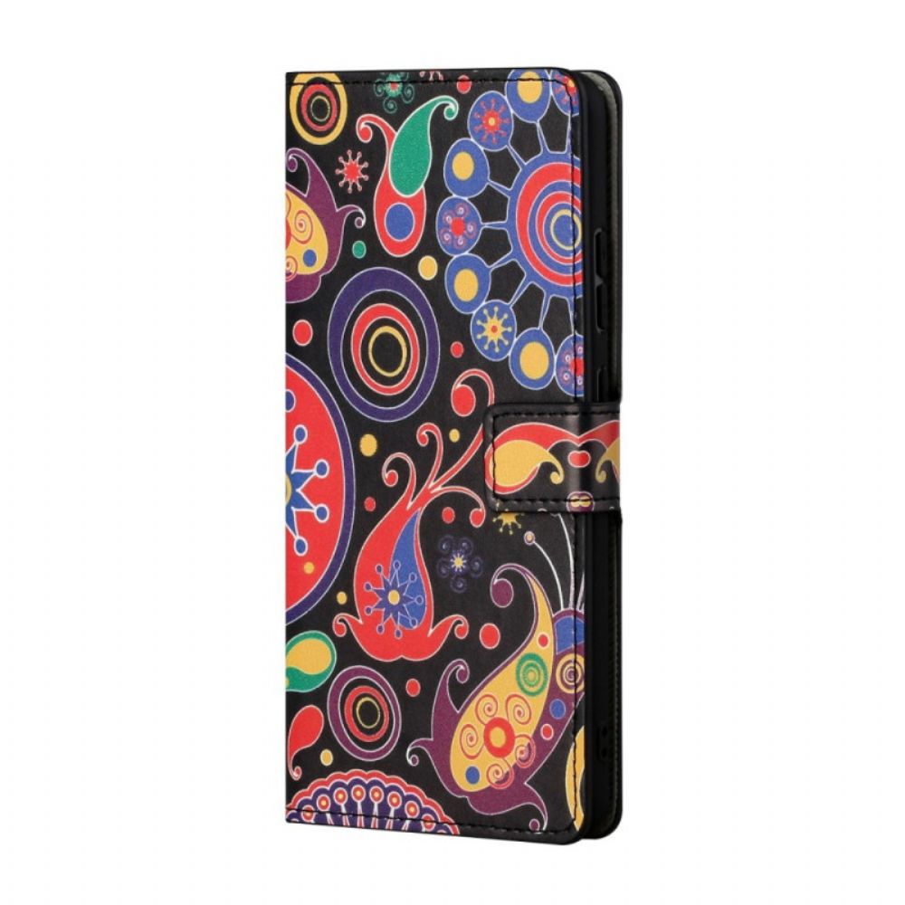 Folio-hoesje voor Samsung Galaxy S22 Plus 5G Galaxy-ontwerp