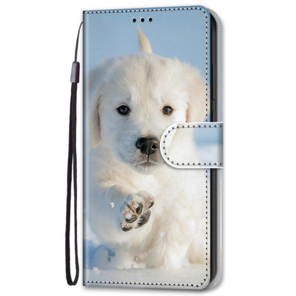 Folio-hoesje voor Samsung Galaxy S22 Plus 5G Leuke Hond