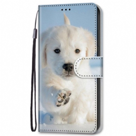 Folio-hoesje voor Samsung Galaxy S22 Plus 5G Leuke Hond