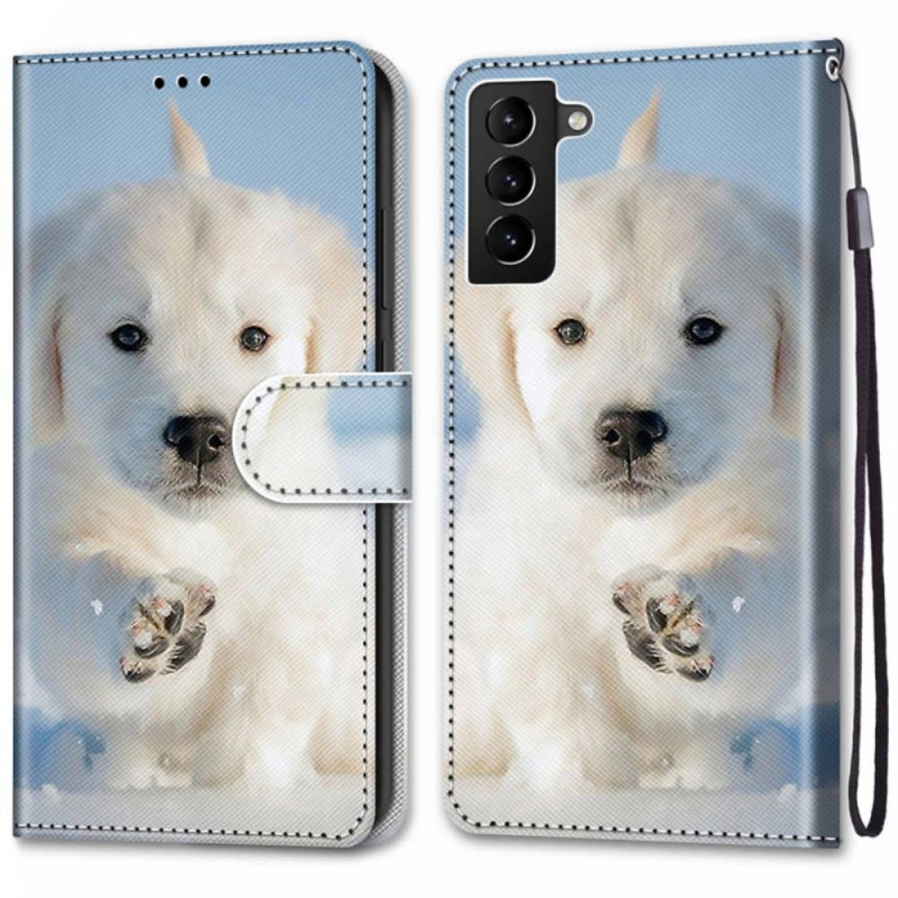 Folio-hoesje voor Samsung Galaxy S22 Plus 5G Leuke Hond