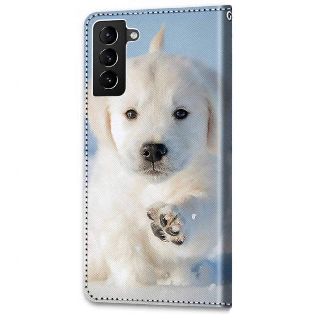 Folio-hoesje voor Samsung Galaxy S22 Plus 5G Leuke Hond