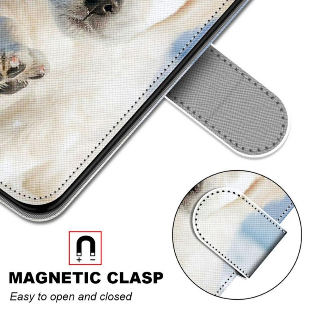 Folio-hoesje voor Samsung Galaxy S22 Plus 5G Leuke Hond