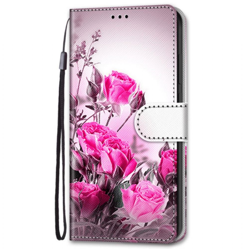 Folio-hoesje voor Samsung Galaxy S22 Plus 5G Magische Bloemen