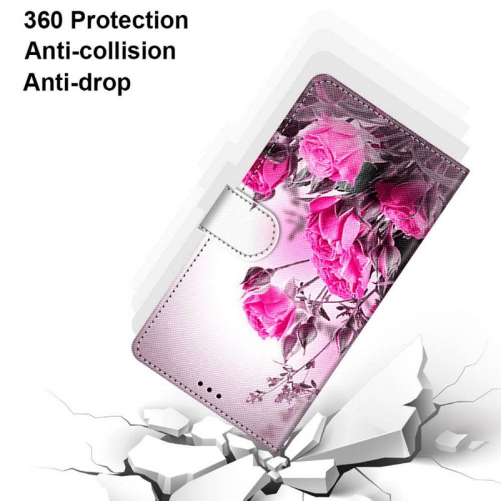 Folio-hoesje voor Samsung Galaxy S22 Plus 5G Magische Bloemen