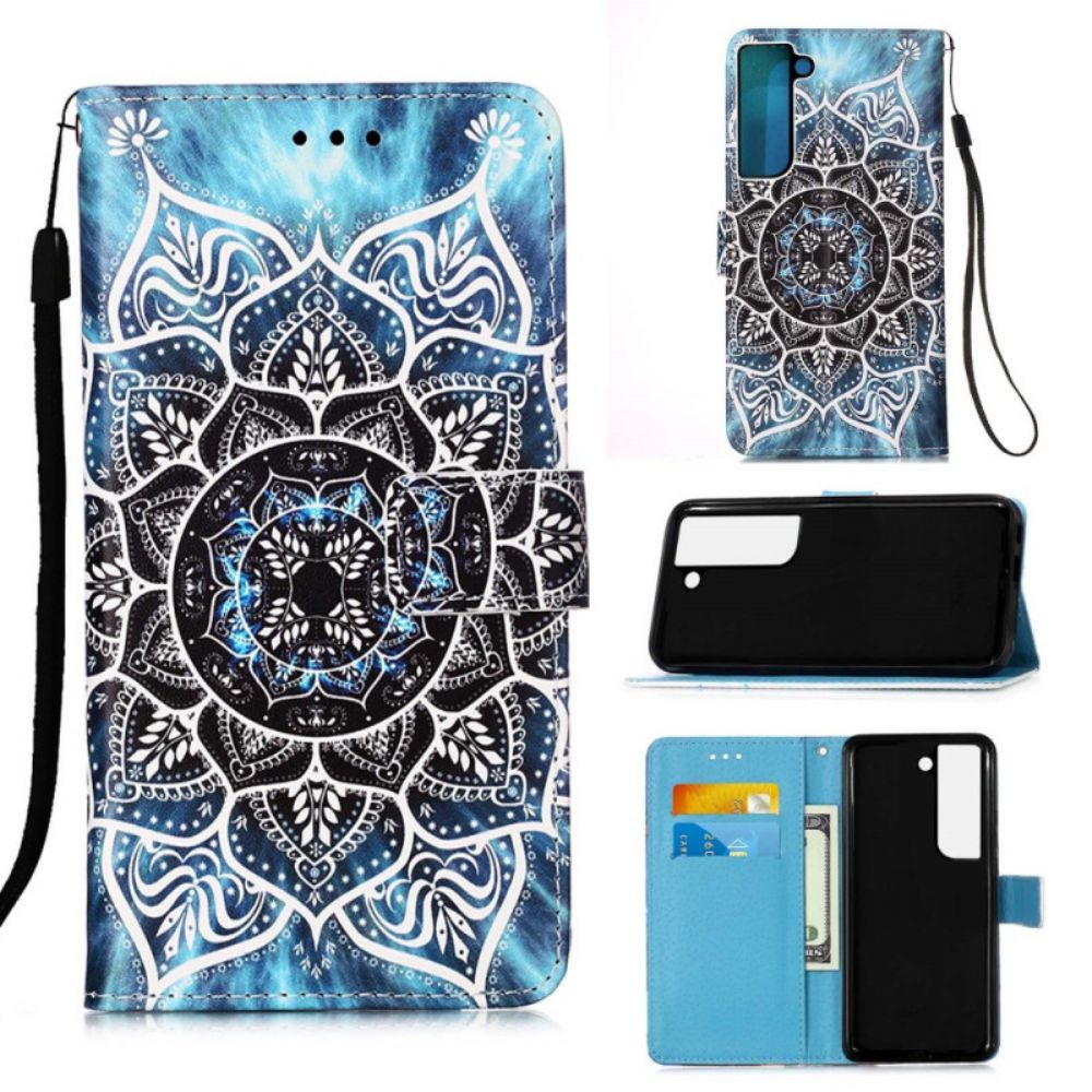 Folio-hoesje voor Samsung Galaxy S22 Plus 5G Mandala In De Lucht