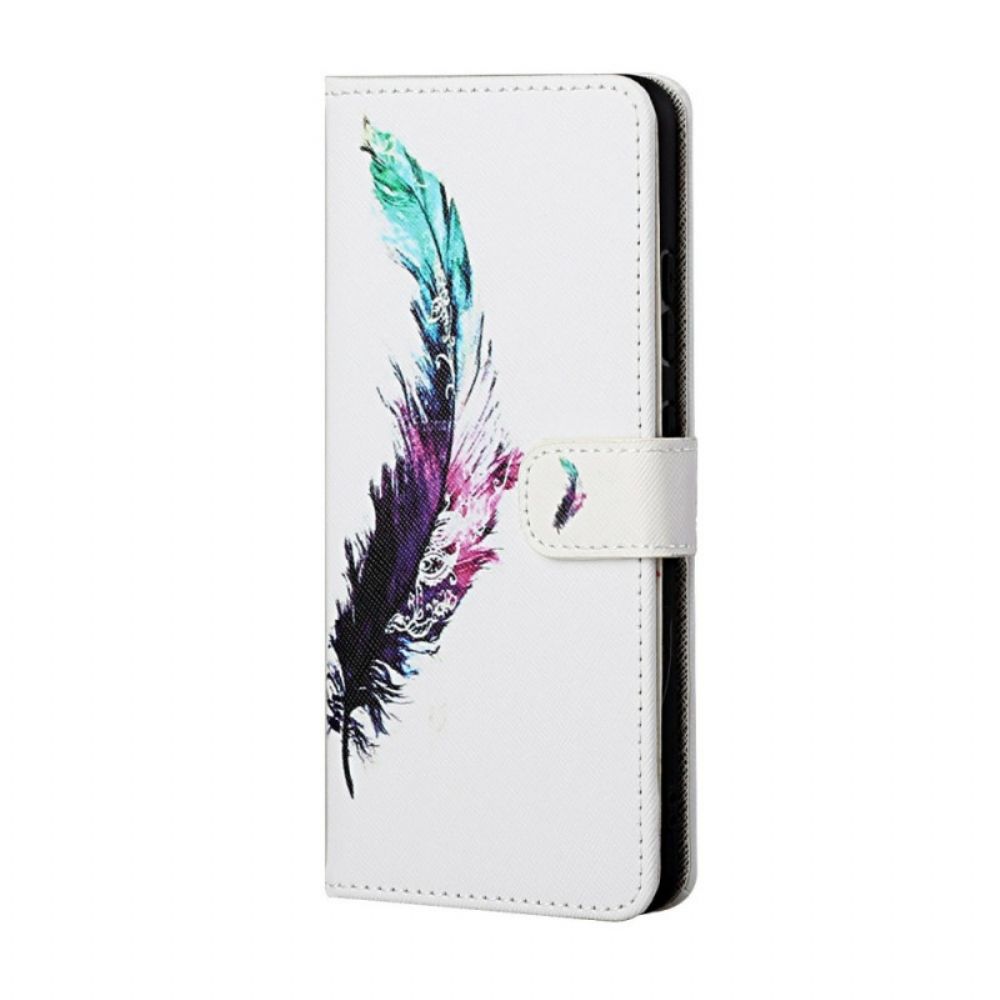 Folio-hoesje voor Samsung Galaxy S22 Plus 5G Met Ketting Thong Veer