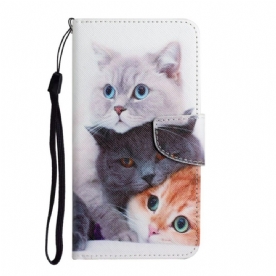 Folio-hoesje voor Samsung Galaxy S22 Plus 5G Mijn Kittens