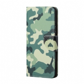 Folio-hoesje voor Samsung Galaxy S22 Plus 5G Militaire Camouflage