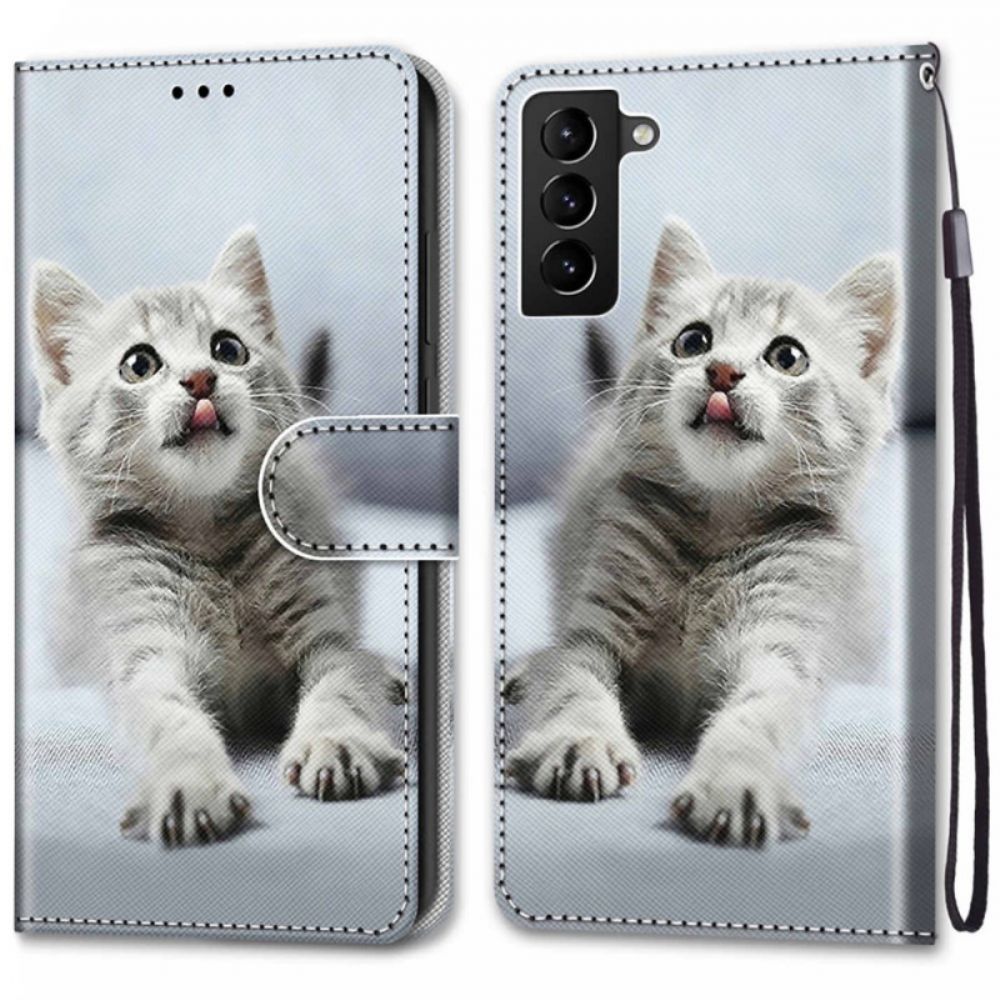 Folio-hoesje voor Samsung Galaxy S22 Plus 5G De Mooiste Katten