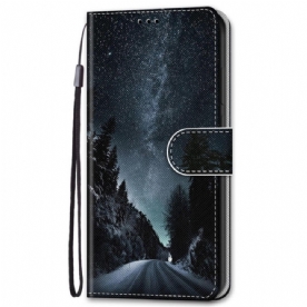 Folio-hoesje voor Samsung Galaxy S22 Plus 5G Mysterieuze Natuur