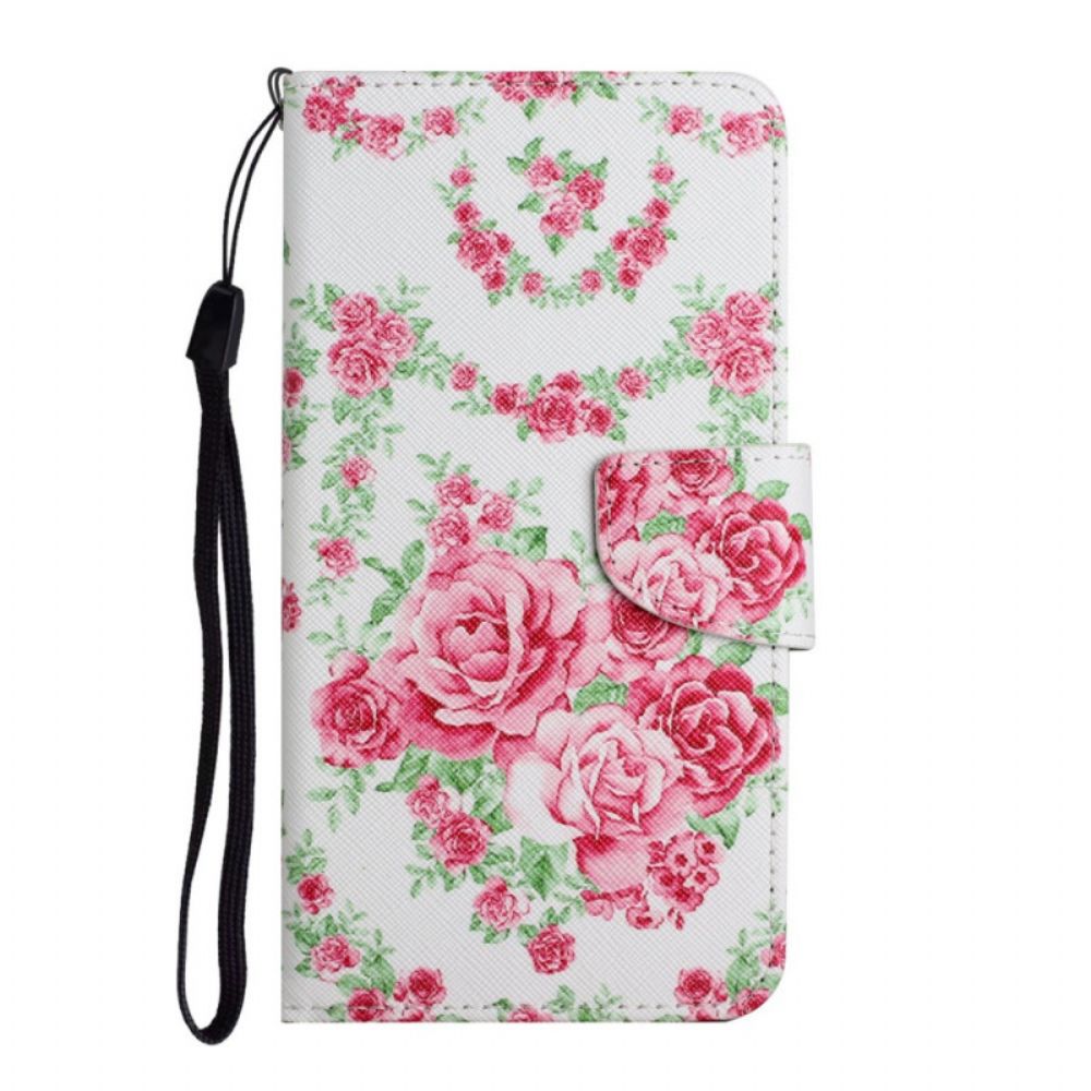 Folio-hoesje voor Samsung Galaxy S22 Plus 5G Royal Liberty-bloemen