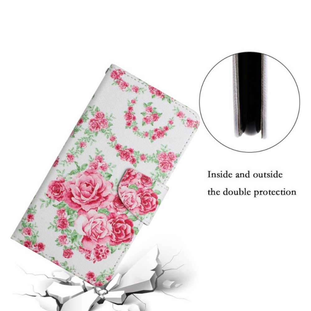 Folio-hoesje voor Samsung Galaxy S22 Plus 5G Royal Liberty-bloemen