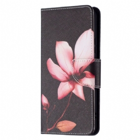 Folio-hoesje voor Samsung Galaxy S22 Plus 5G Roze Bloem