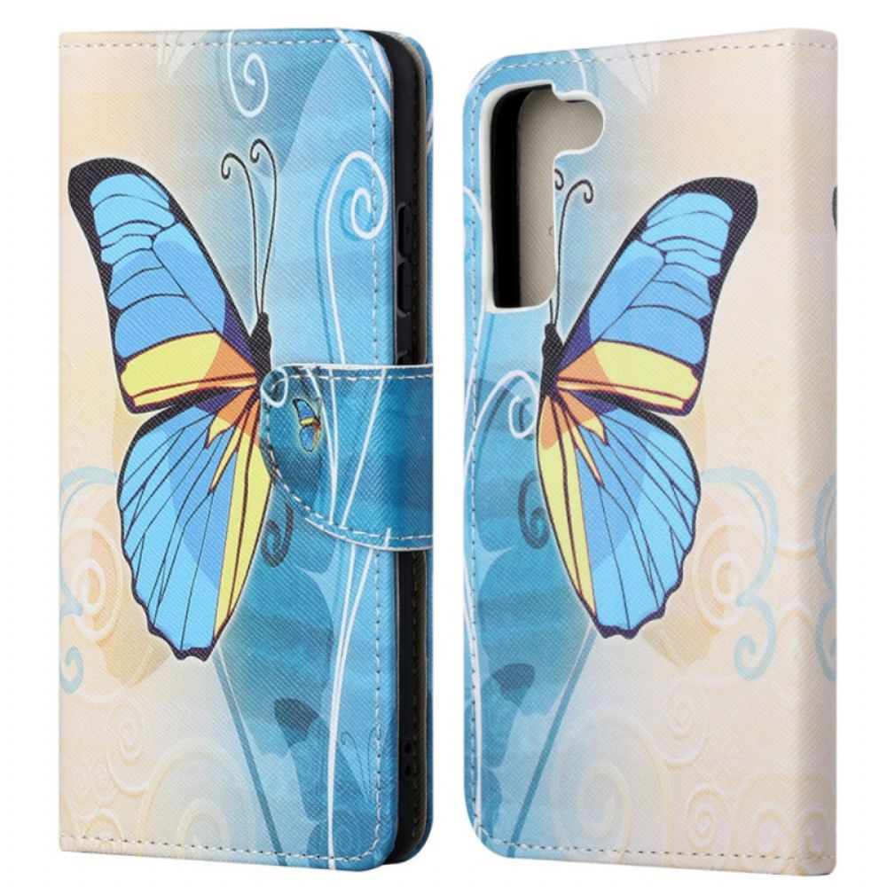 Folio-hoesje voor Samsung Galaxy S22 Plus 5G Soevereine Vlinders