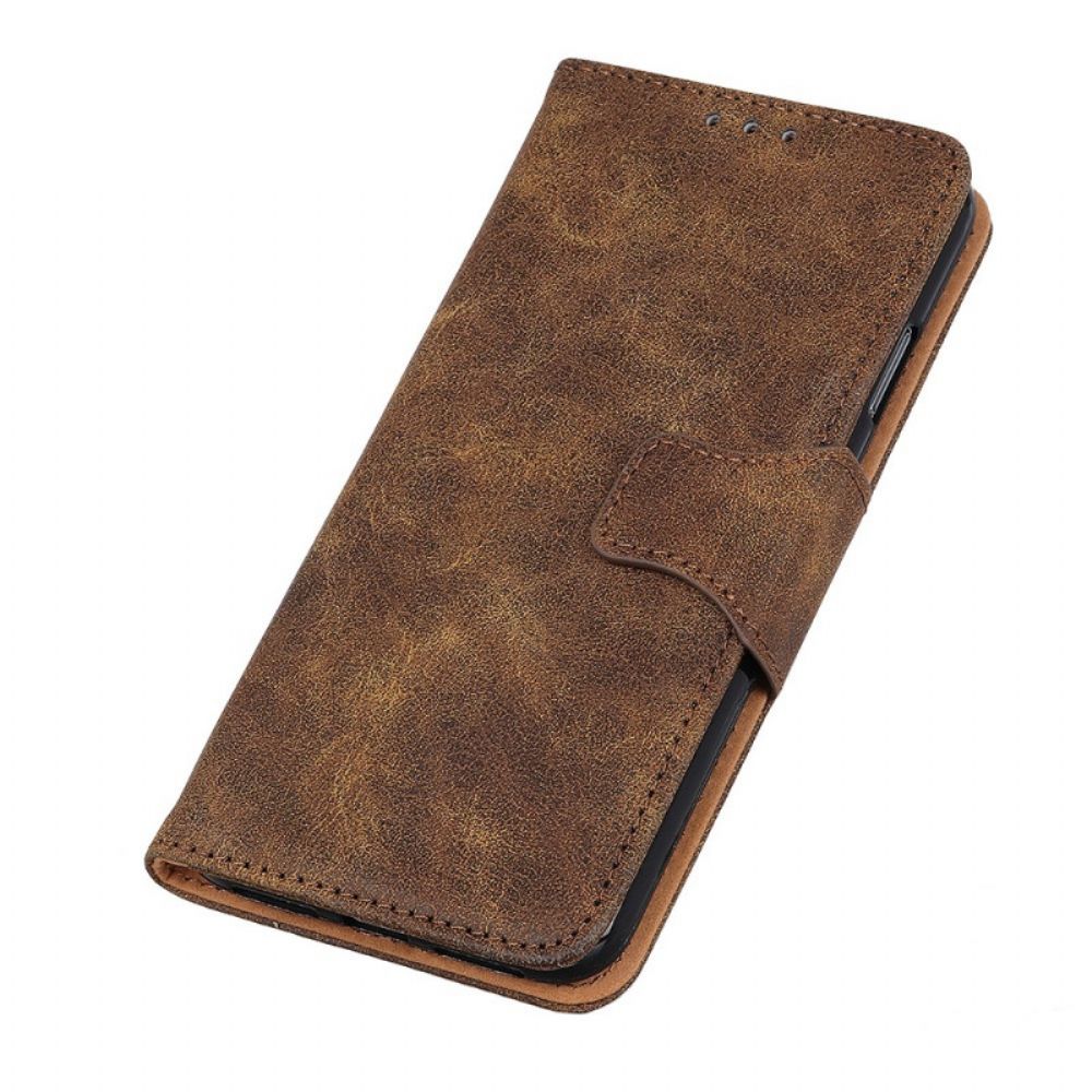 Folio-hoesje voor Samsung Galaxy S22 Plus 5G Vintage Splitleer