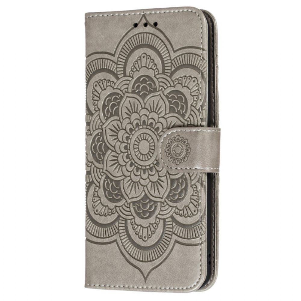 Folio-hoesje voor Samsung Galaxy S22 Plus 5G Volledige Mandala