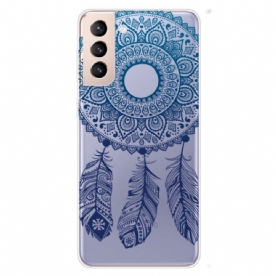 Hoesje voor Samsung Galaxy S22 Plus 5G Enkele Bloemenmandala