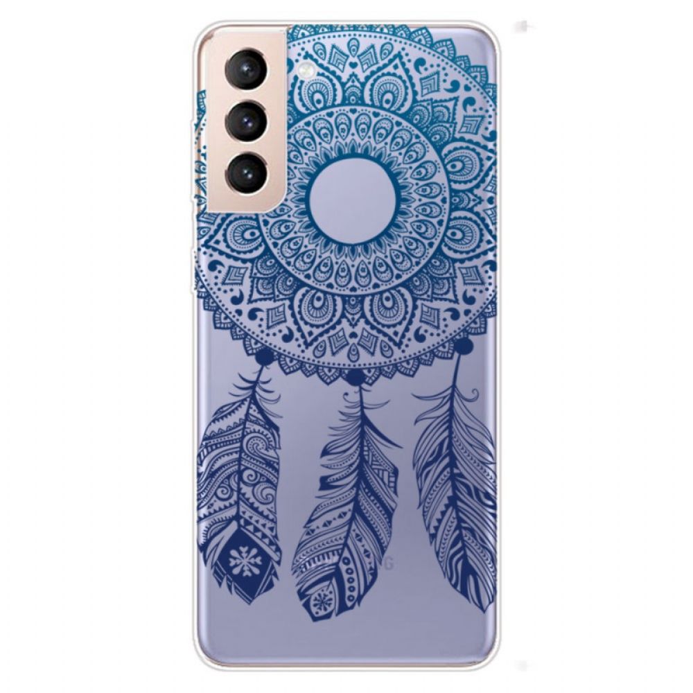 Hoesje voor Samsung Galaxy S22 Plus 5G Enkele Bloemenmandala